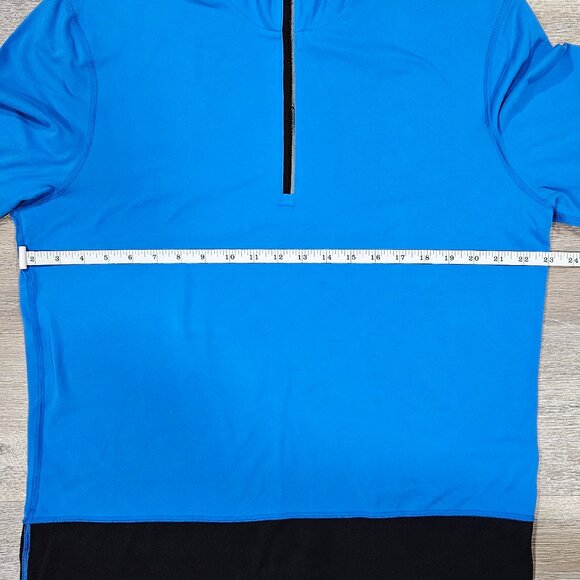Lululemon Men’s Blue Black Half Zip Long Sleeve Pullover L - Picture 6 of 6